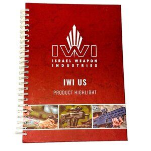 IWI Israeli Weapons Industries Spiral Notebook w/ Product List Shot Show 2022